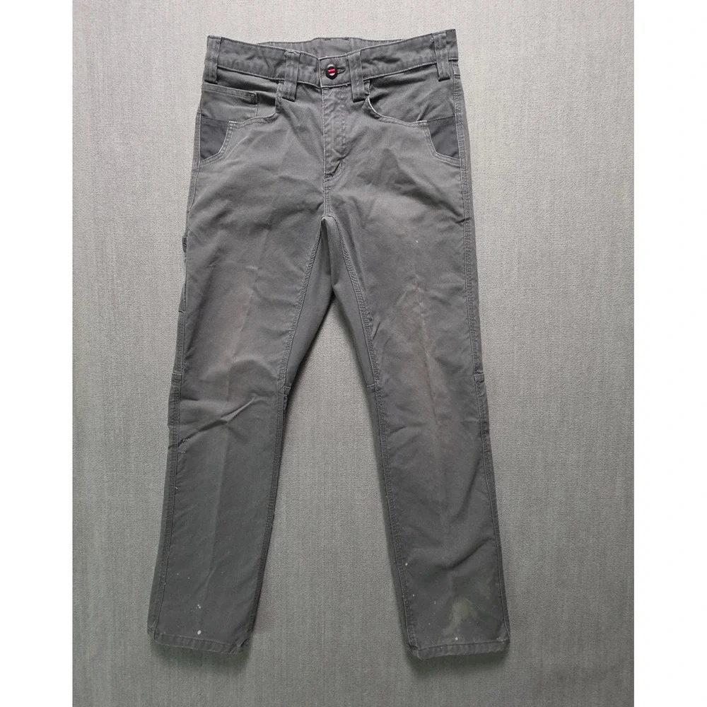 Milwaukee Pants Men 32x32 Grey Reinforced Carpenter Work Trousers